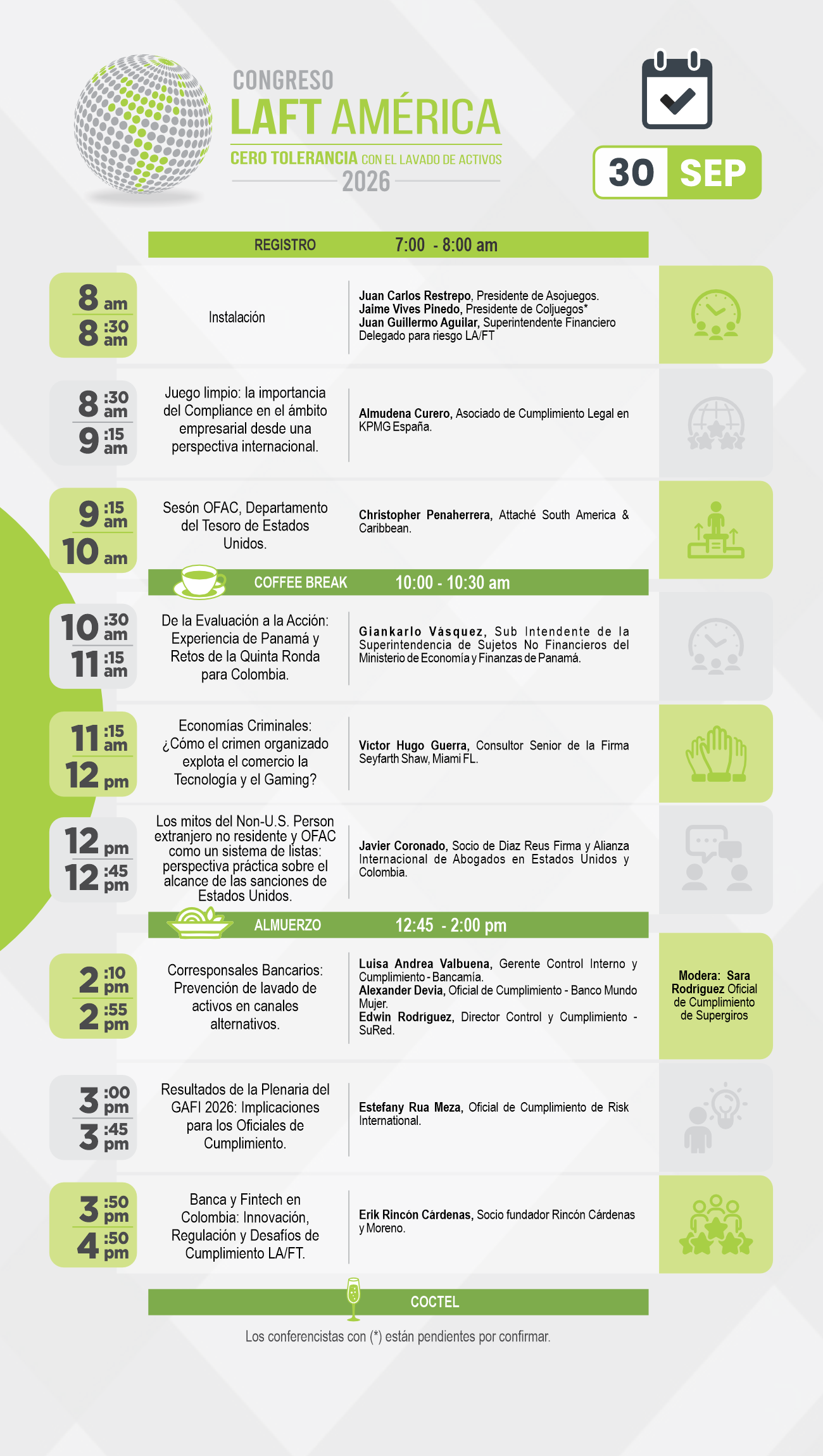Agenda Laft America 17_09